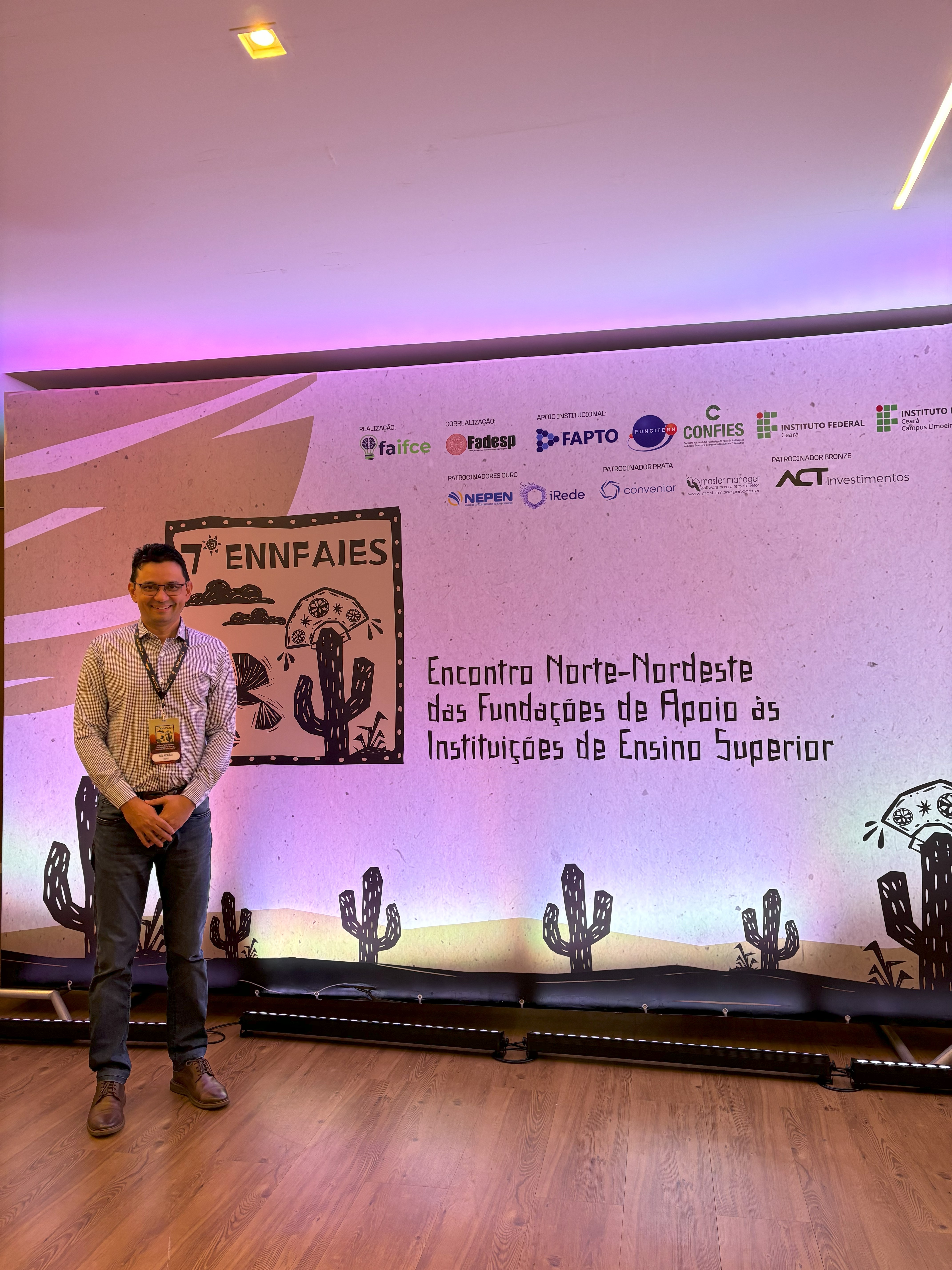 Diretor-Geral da Fapto conduz mesa temática sobre execução de projetos durante o 7º ENNFAIES